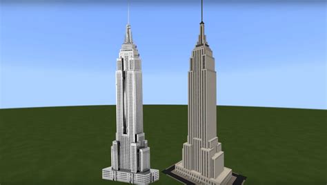 empire state building minecraft|More.